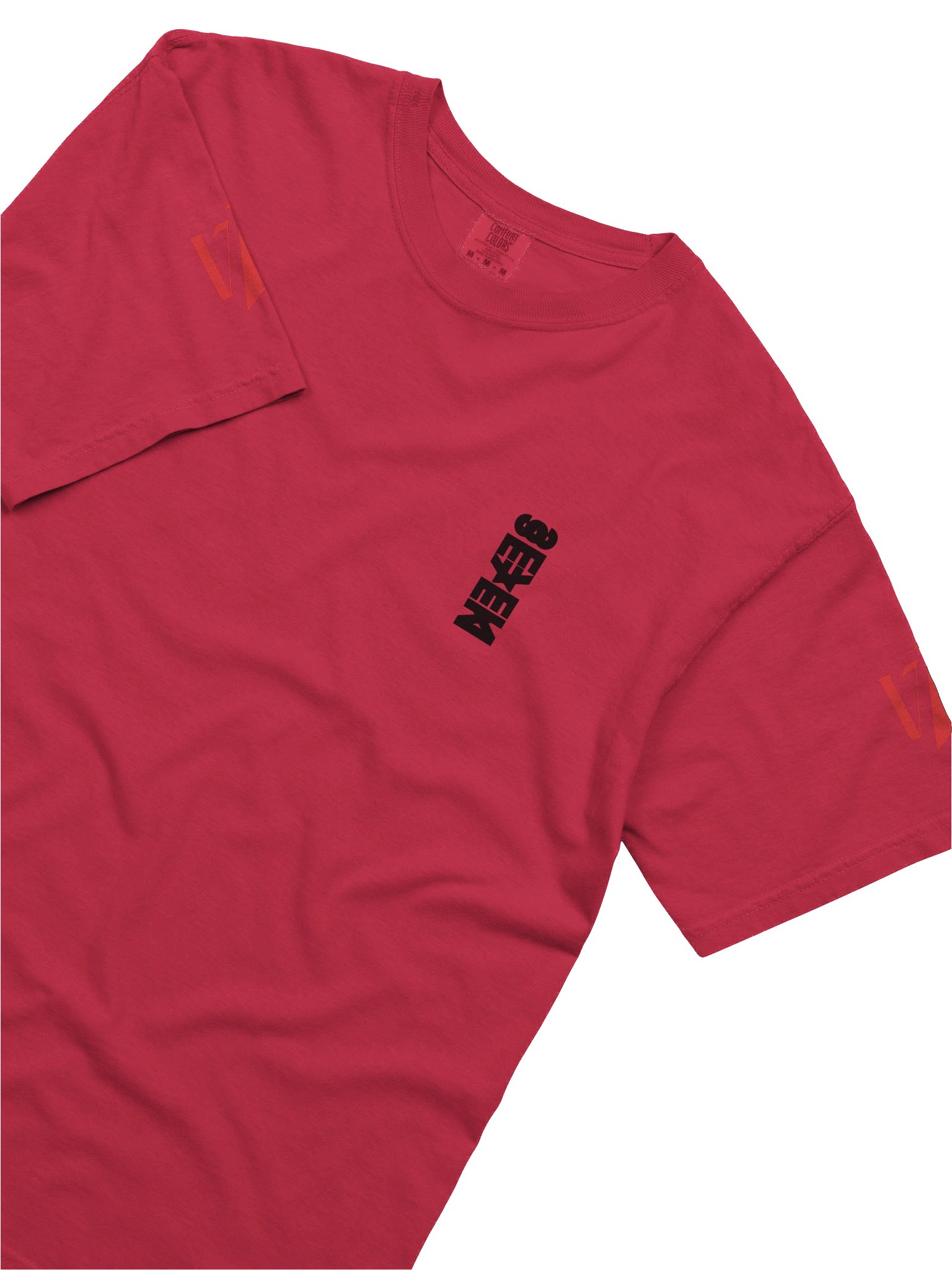 VII Logo Red Heavyweight T-Shirt product image (9)