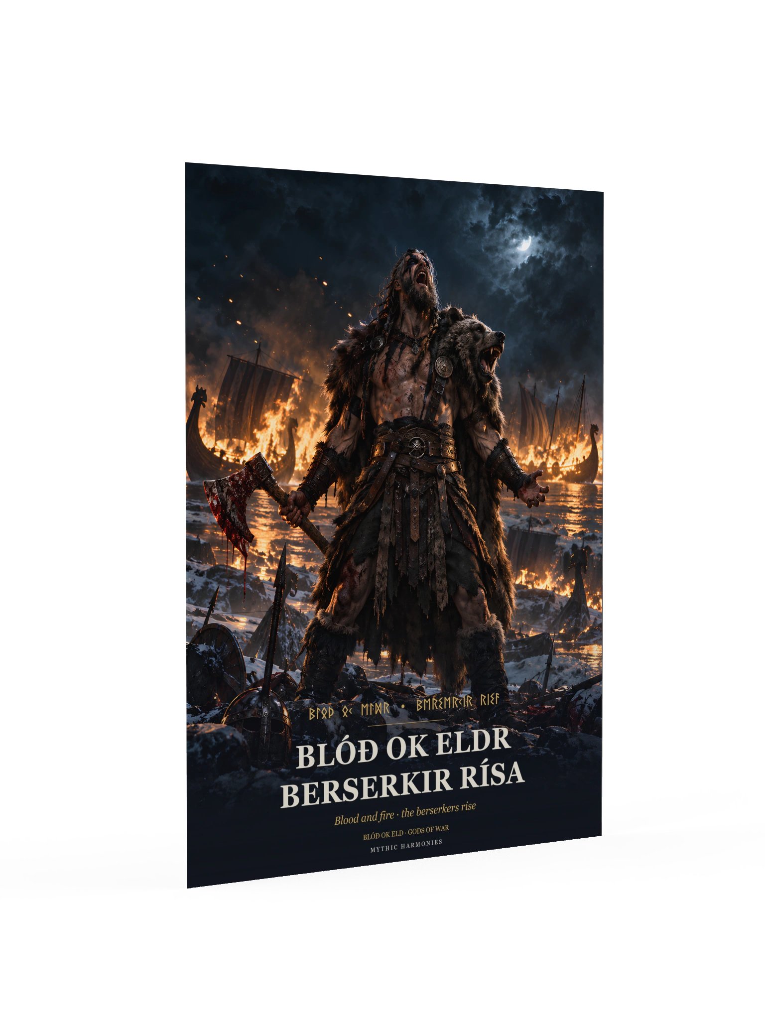Blóð ok eldr — Gods of War Art Poster product image (4)