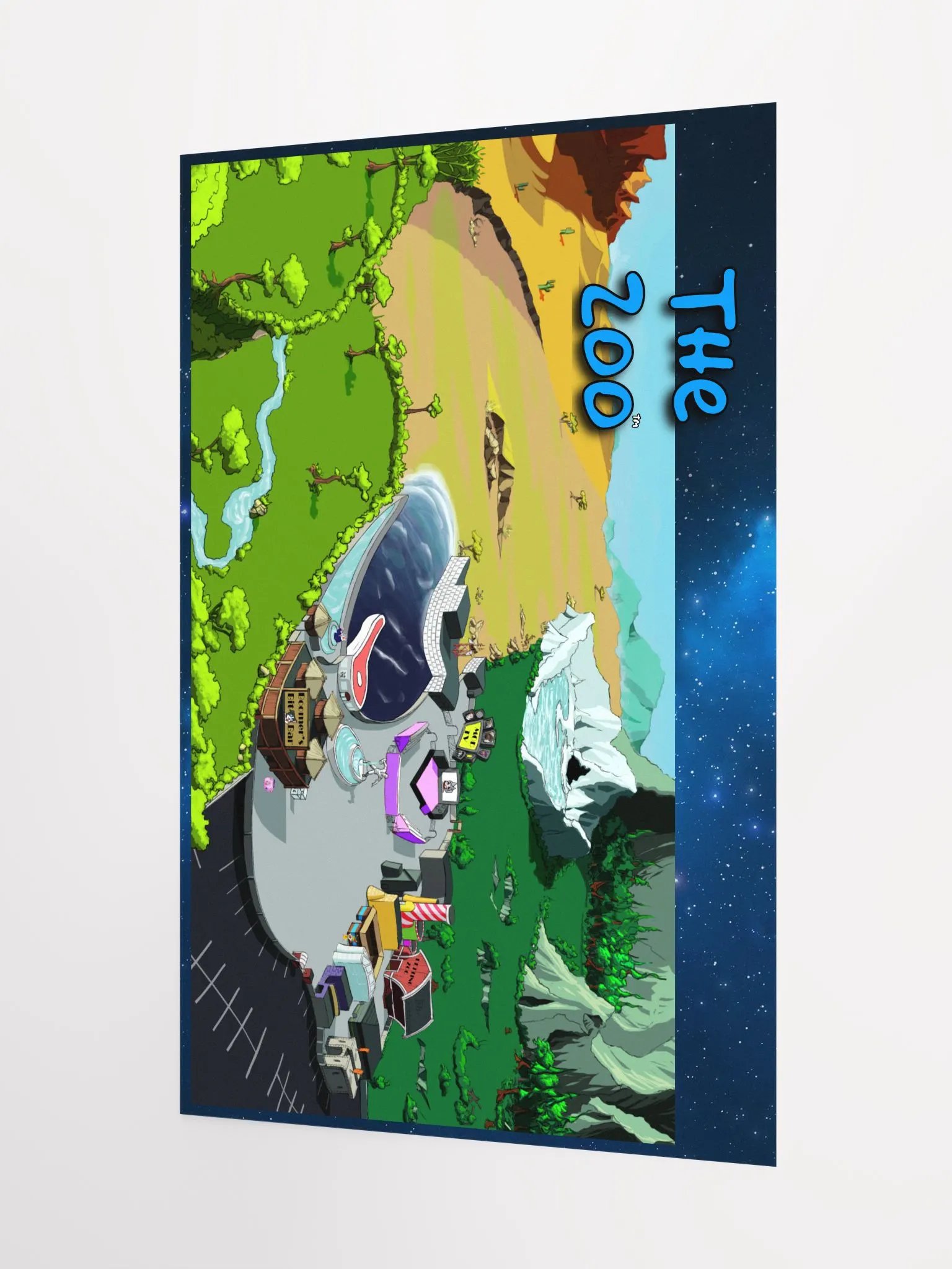 The Zoo™ Map Poster product image (3)