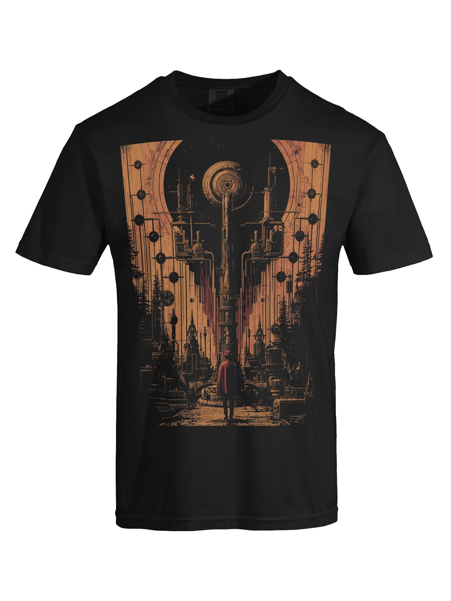 Red Cloak Machine Watcher Heaveyweight T-Shirt product image (2)