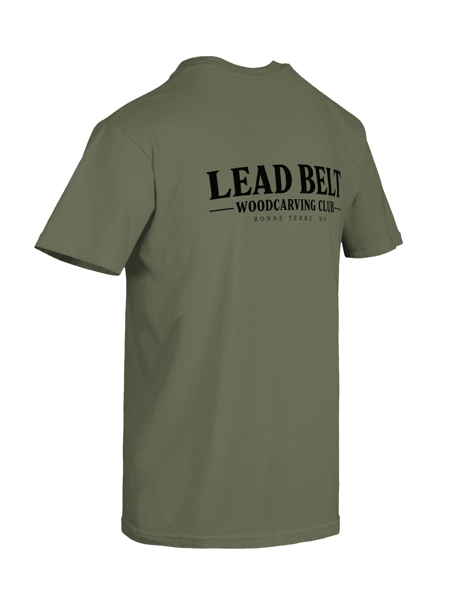 LeadBelt Woodcarving Club Black Comfort Colors Tee product image (93)