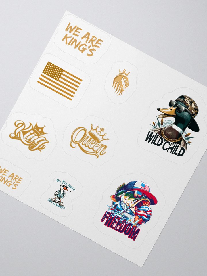 Urban Royalty Kiss Cut Stickers product image (6)