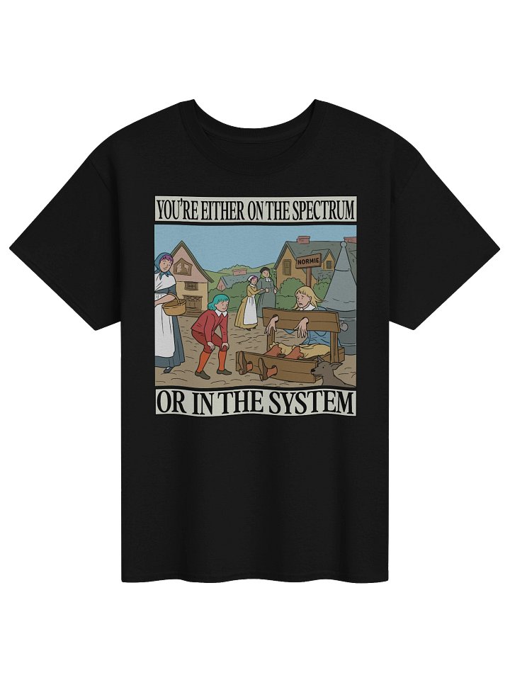You're Either On The Spectrum Or In The System T-Shirt product image (11)