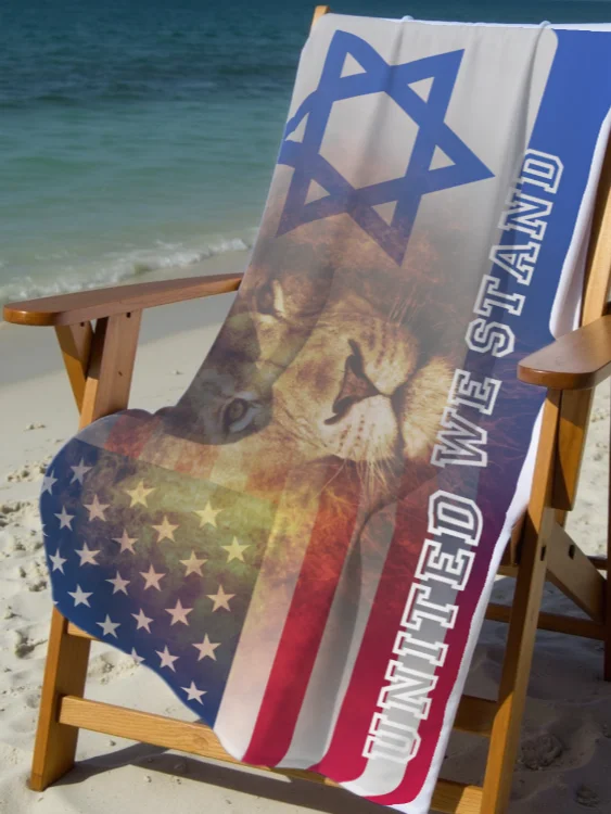 UNITED WE STAND Beach Towel product image (1)
