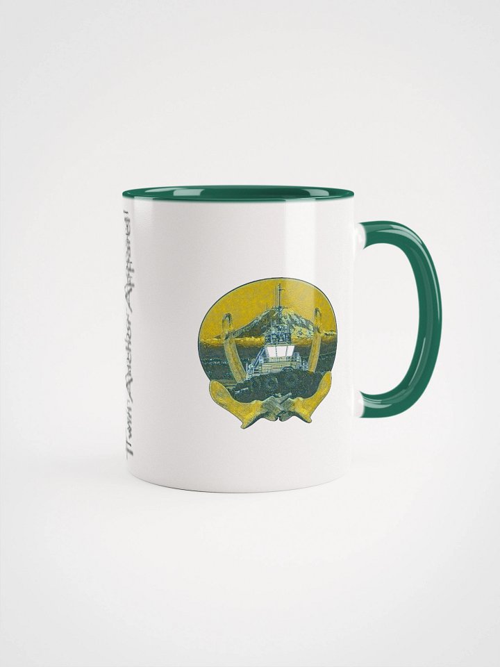Twin anchor yellow Mount Rainier Marshall Foss - Ancher Tug Mug 11oz & 15oz product image (9)