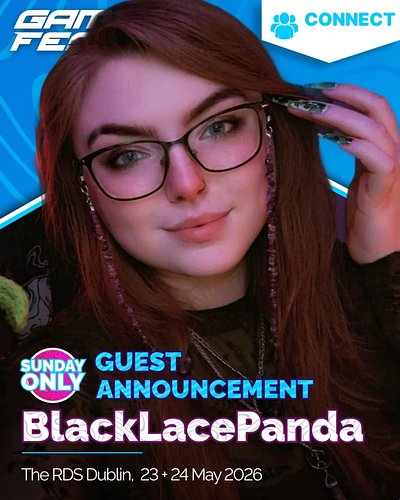🔴ANNOUNCEMENT🔴

The secret is finally out 👀✨
I’ll be at @gamerfest_ie 2026 as a guest on Sunday 24th May! 🎮

Expect lots of g...