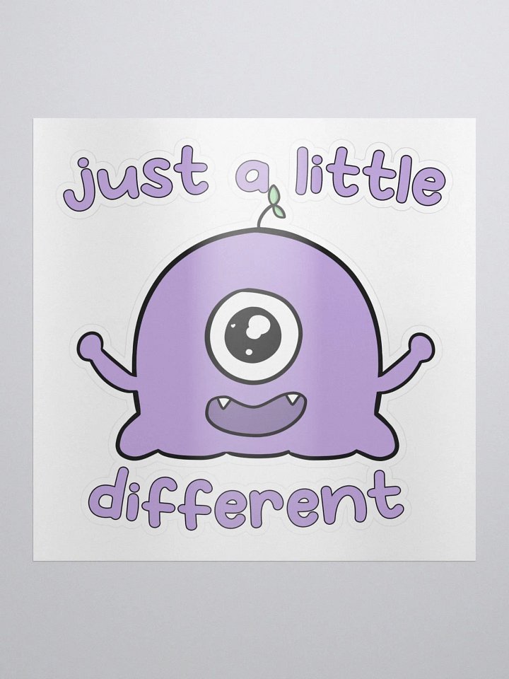 Just a little different - Alien Sticker product image (1)