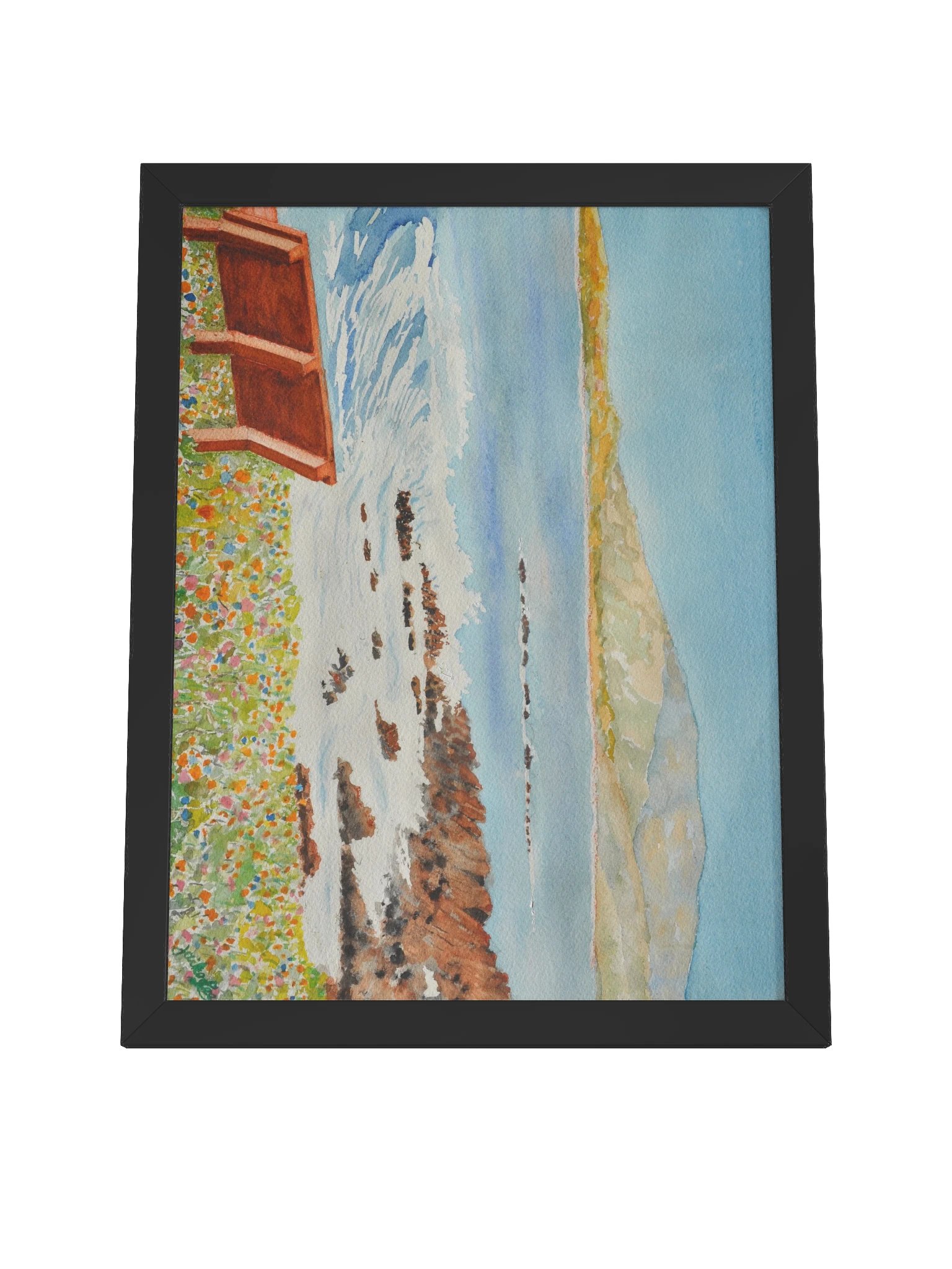 California Poppies Along The Bay product image (4)