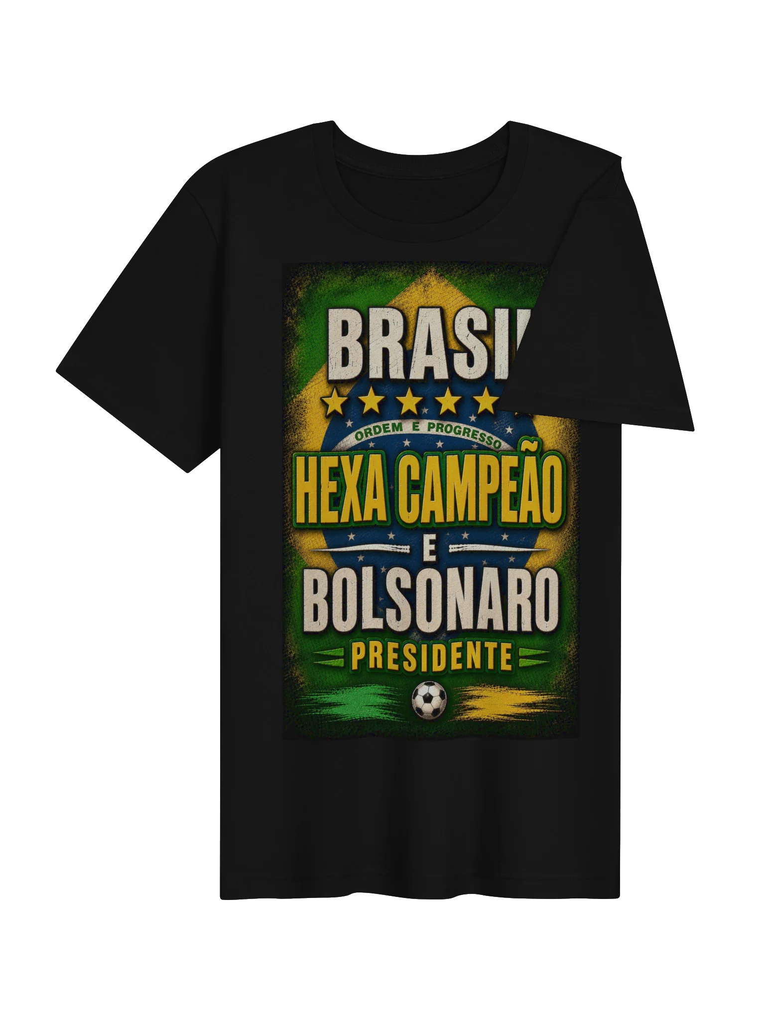Brasil Hexa Campeão Soccer Tee product image (39)