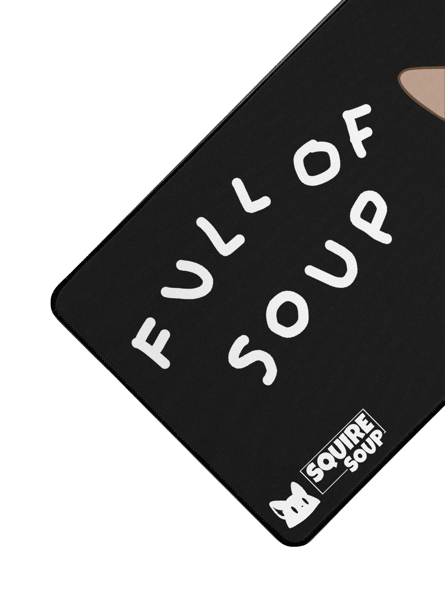 Full of Soup Desk Mat BLACK product image (3)