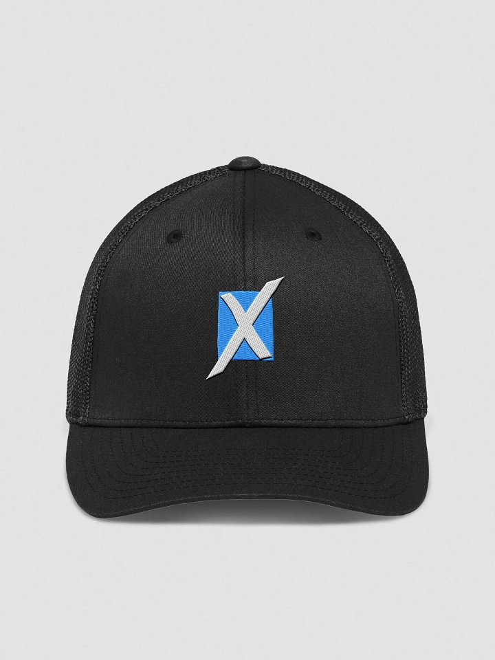 Mesh Back Trucker Hat- Just Xplored (Basic X Design) product image (1)