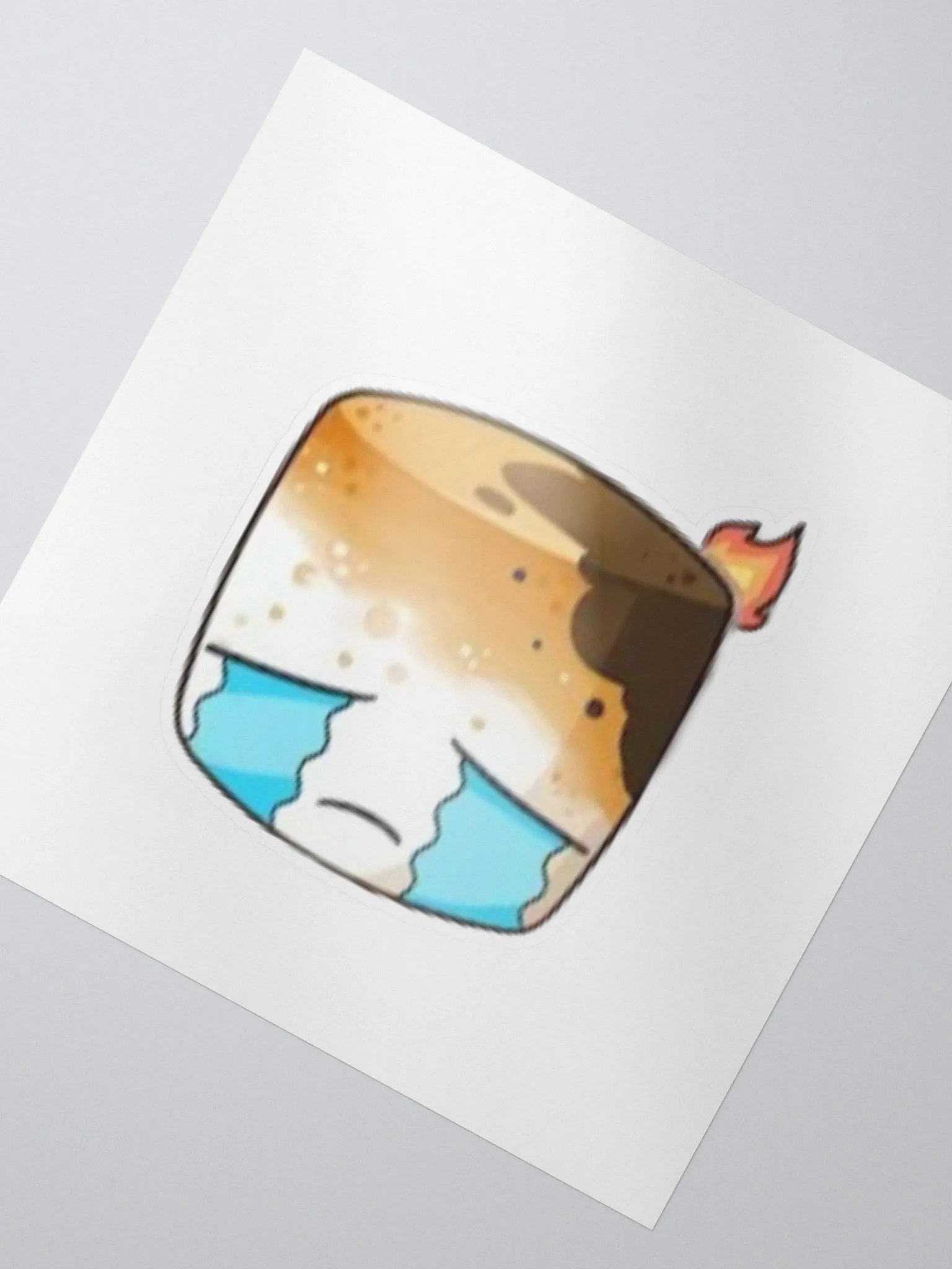 Crying Marshmallow Sticker product image (2)