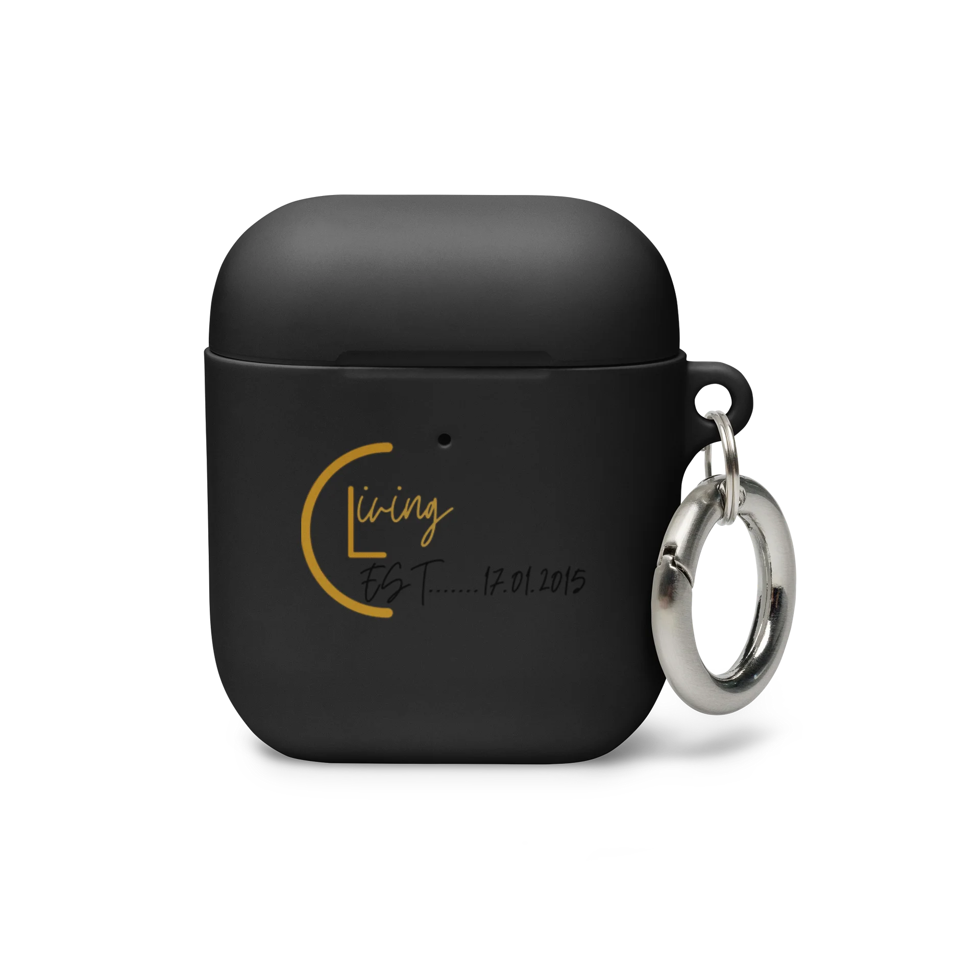 Gold Monogram AirPods Case product image (1)