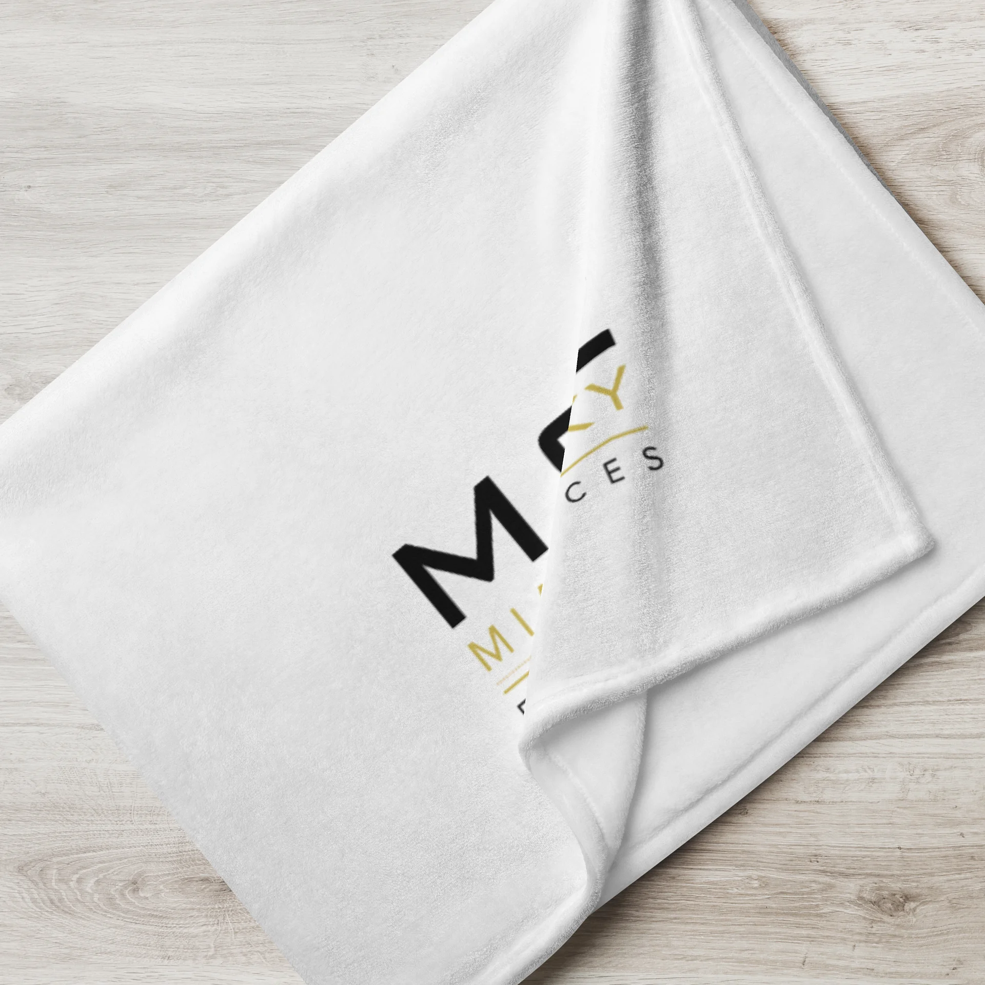 MSE Premium Golf Towel — White Edition product image (3)