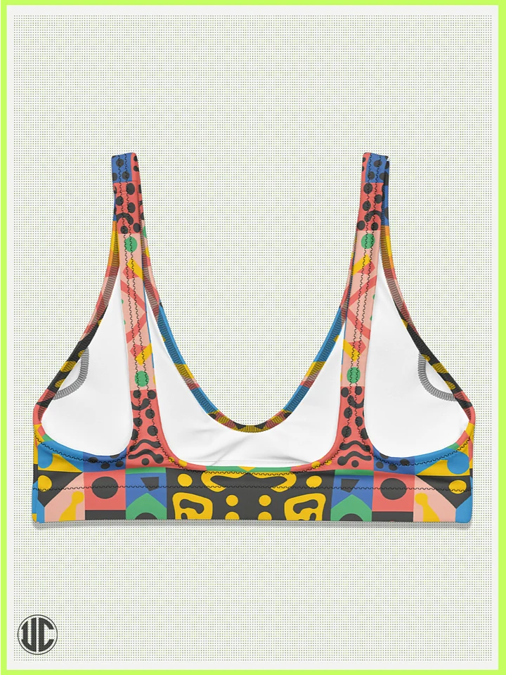 UnkoCon – Vivid Memphis Style Bikini Top product image (2)