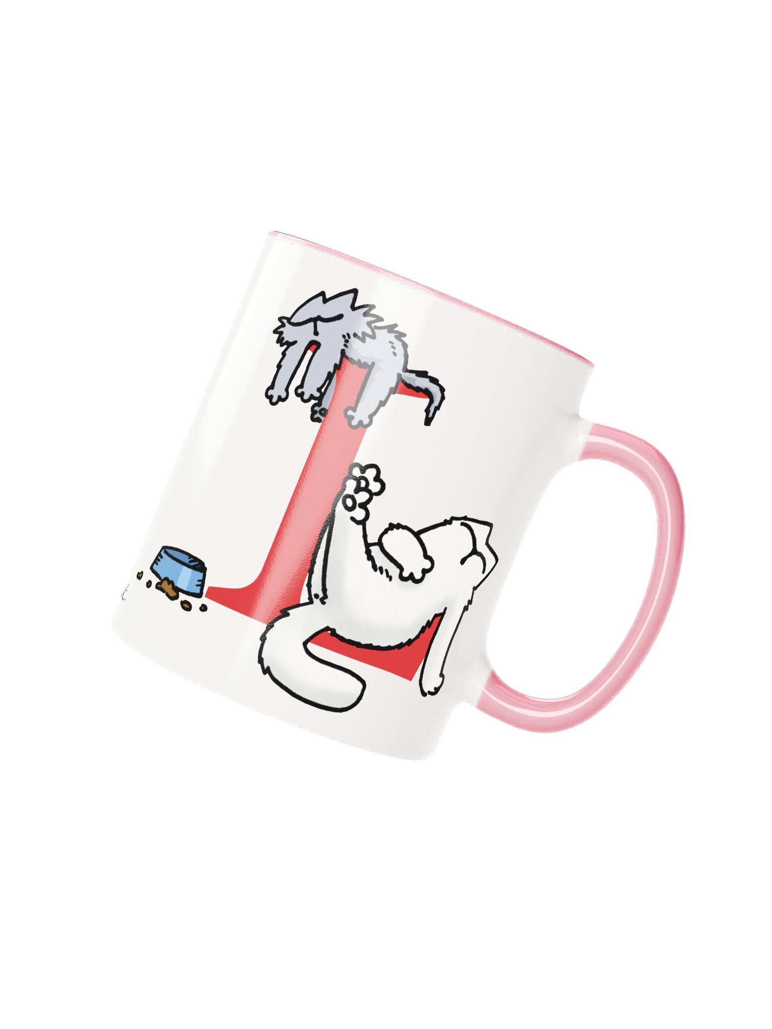 Cat Monogram Mug - L product image (1)