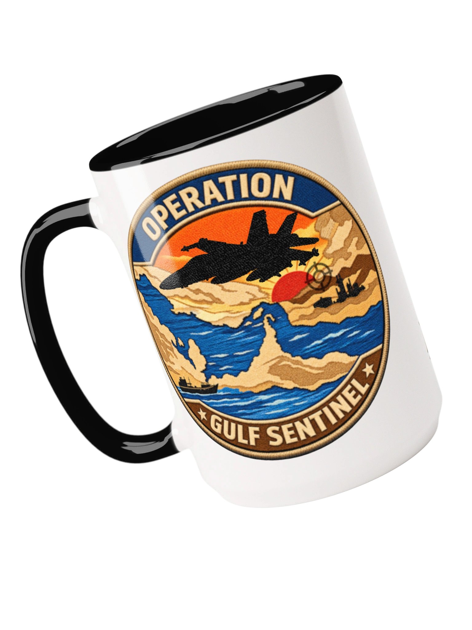Musketeer Forge — Gulf Sentinel Ceramic Mug product image (4)