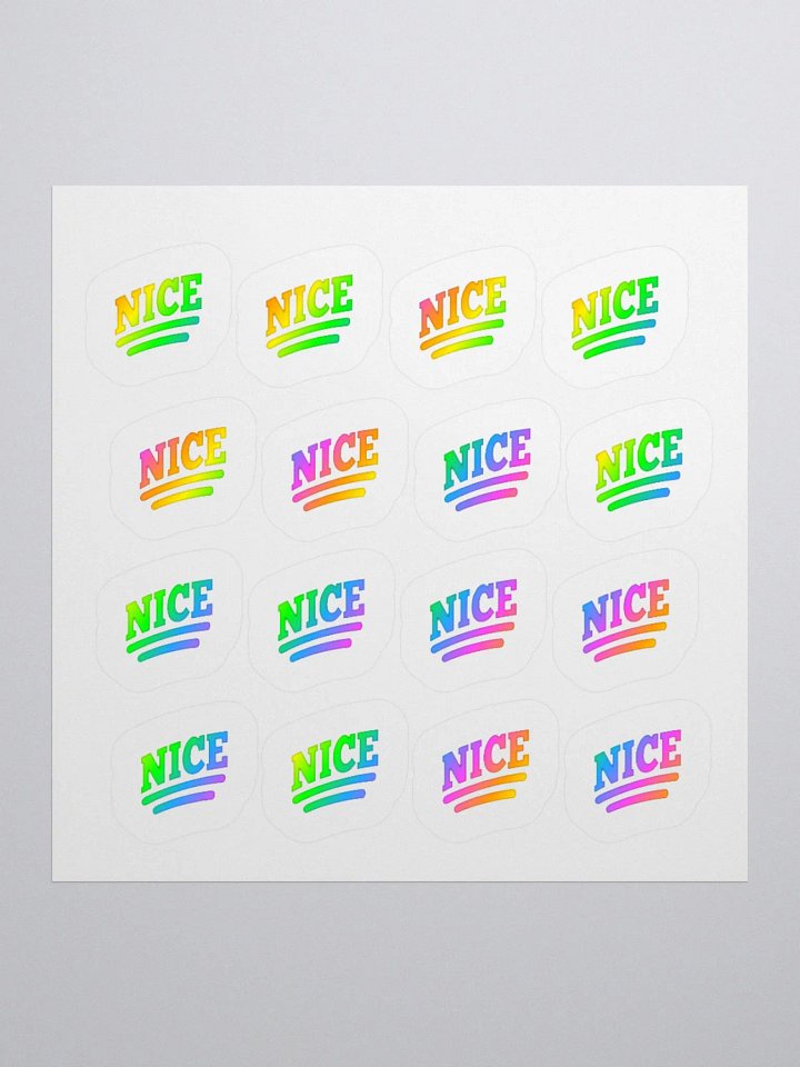"NICE" Sticker sheet product image (1)