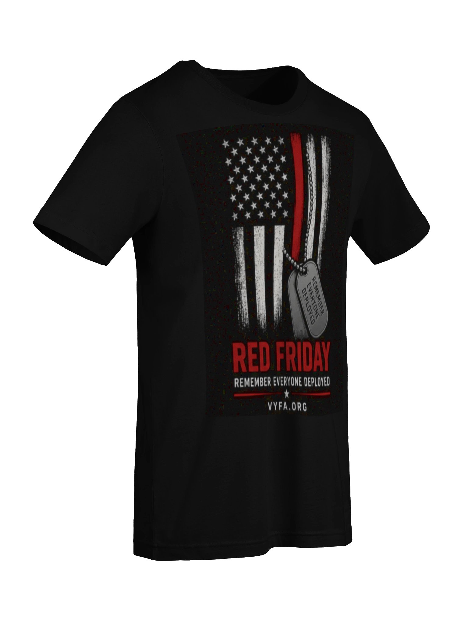 RED FRIDAY FLAG AND TAGS — Remember Everyone Deployed Tee product image (50)