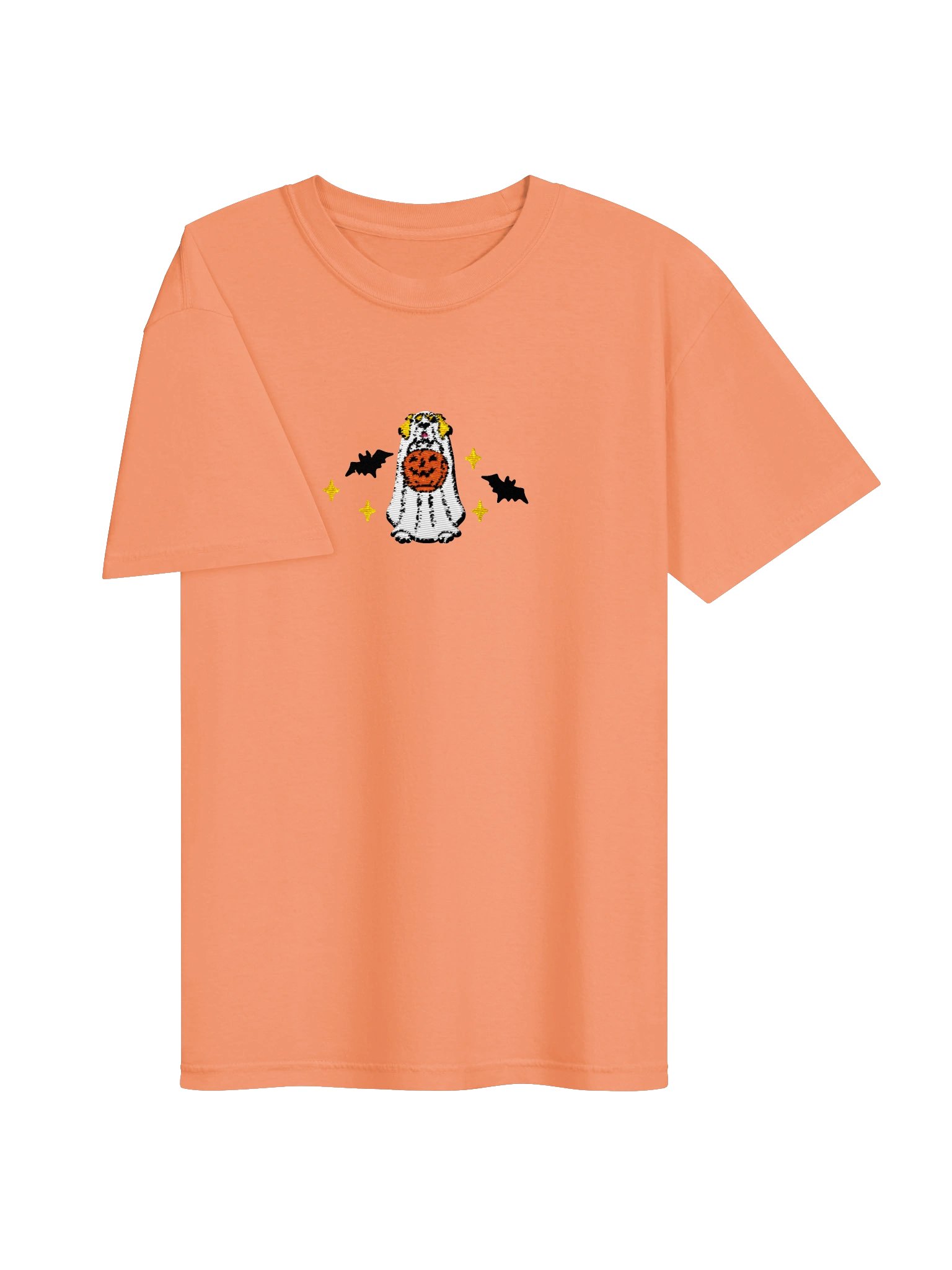 Halloween Saint Bernard(Lemon) Embroidered T-Shirt product image (27)