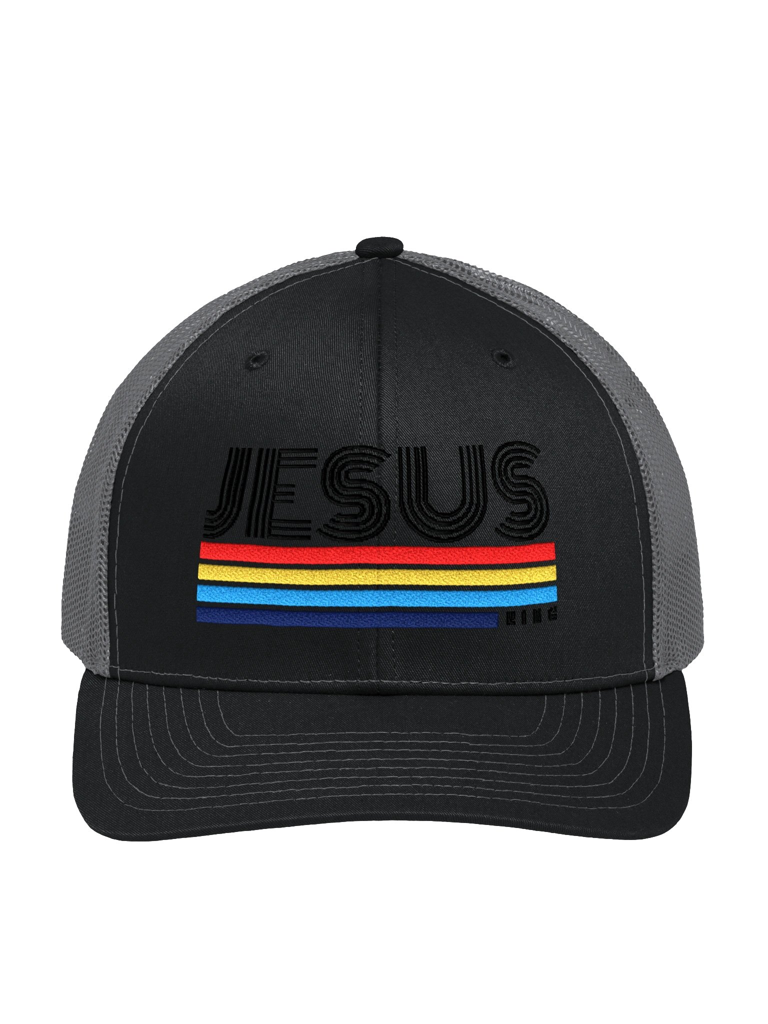 retro Jesus King Richardson Trucker Hat product image (5)