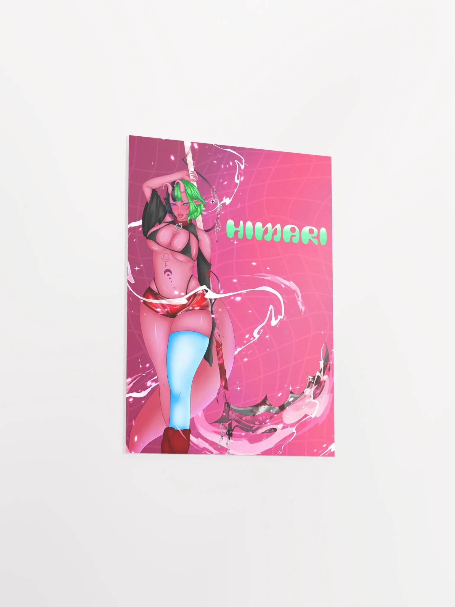 Himari Pink Poster product image (24)