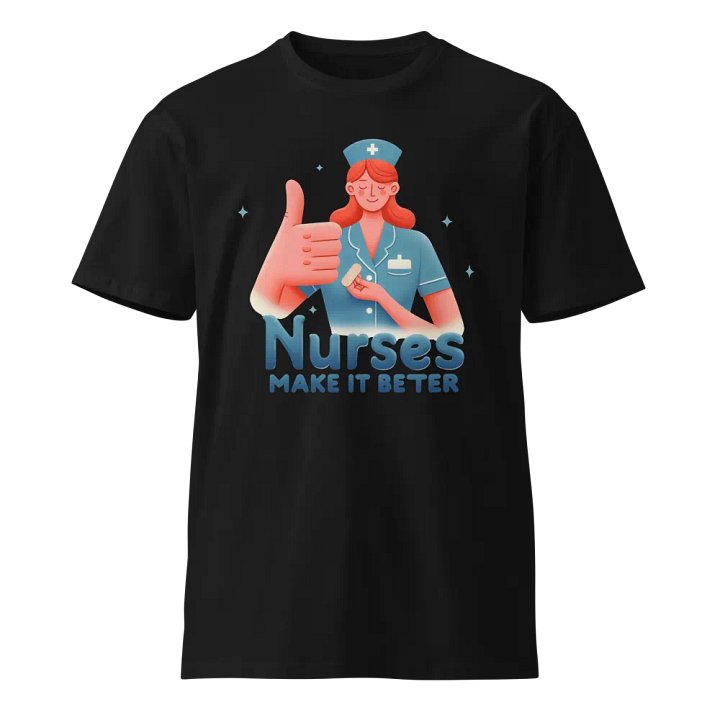 Nurse's Thumbs-Up Premium Tee product image (1)