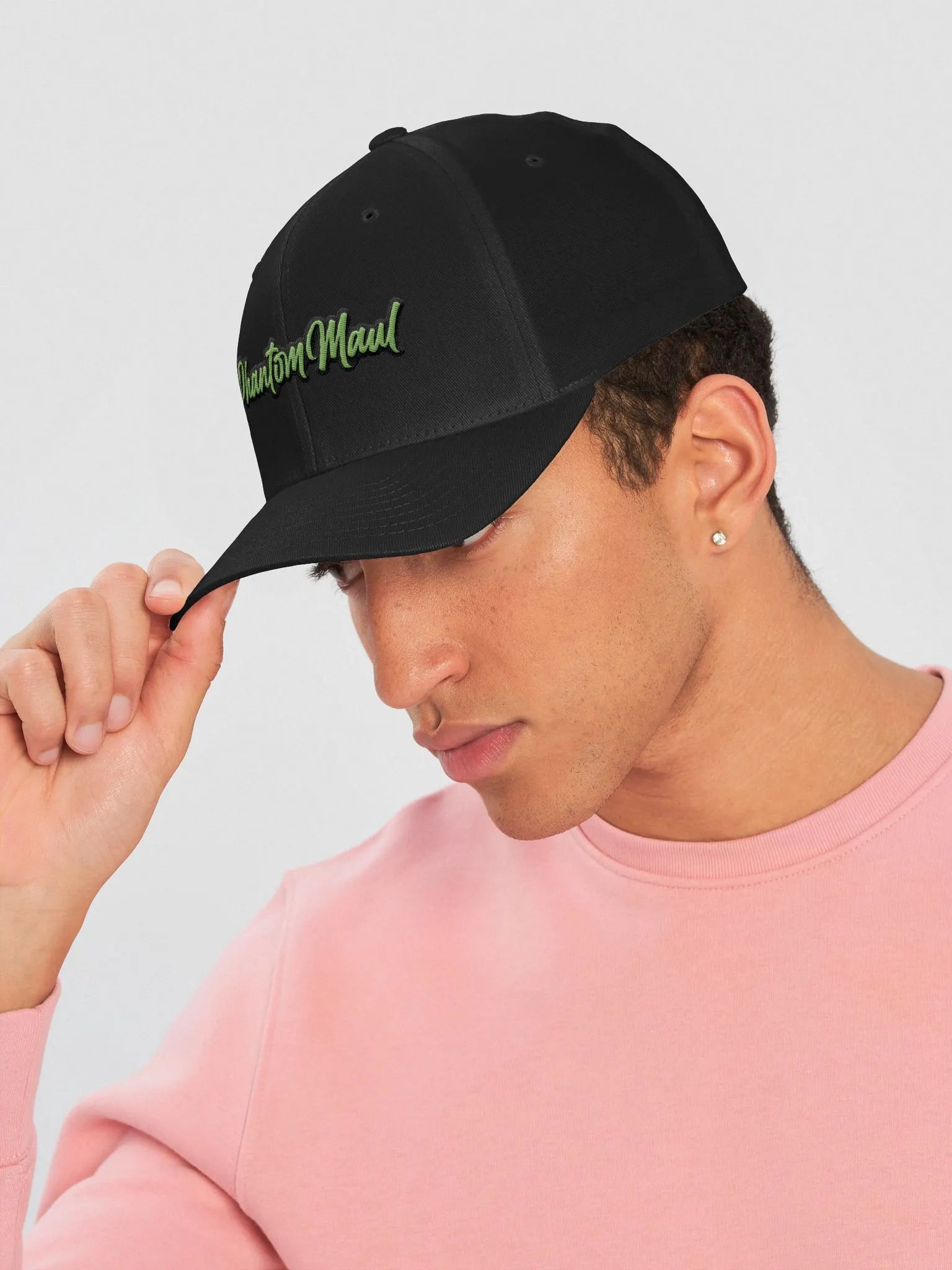 'PhantomMaul' Flex Hat Green Lettering product image (3)