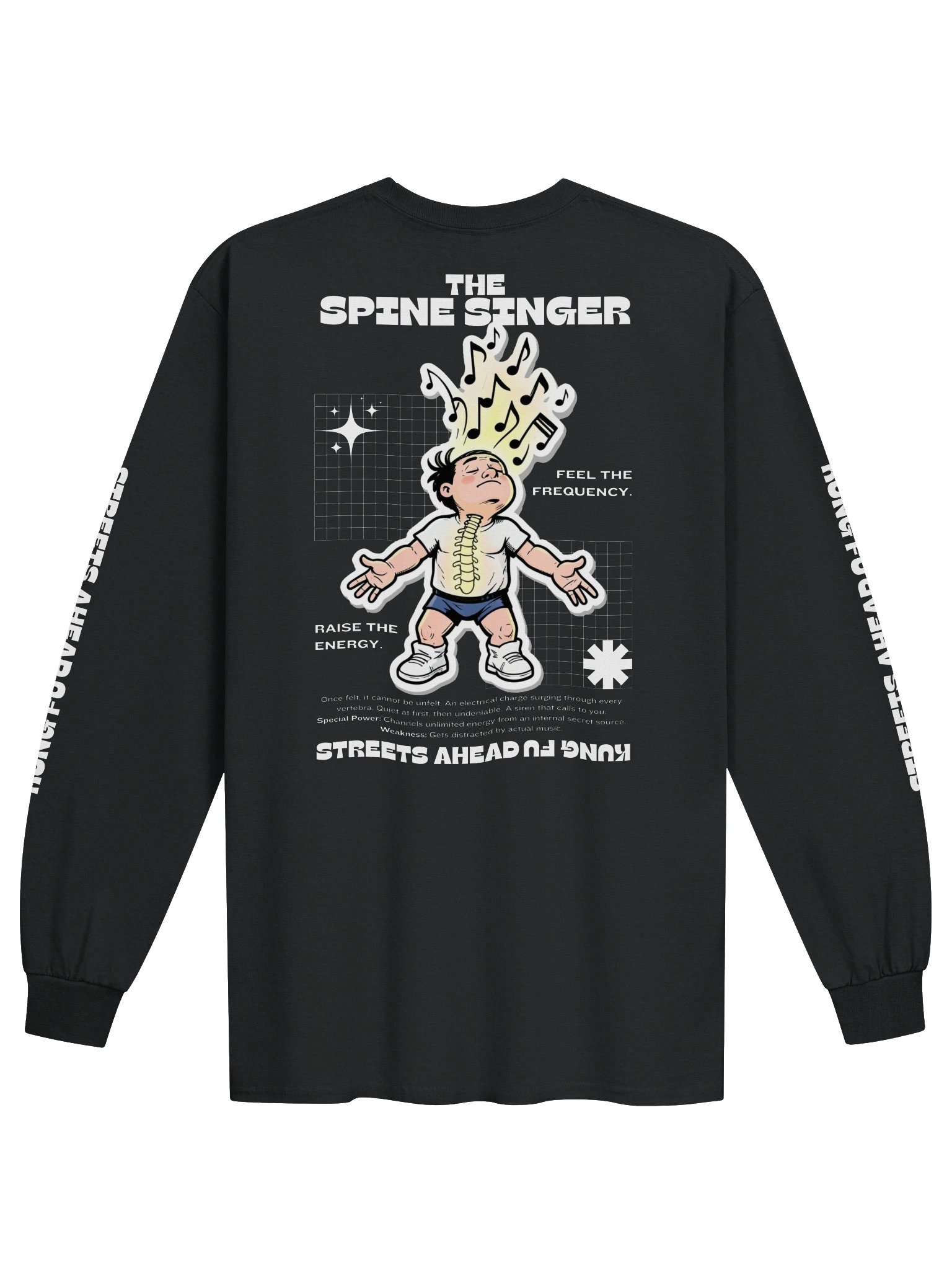 The Spine Singer - Long Sleeve Shirt - Black product image (1)