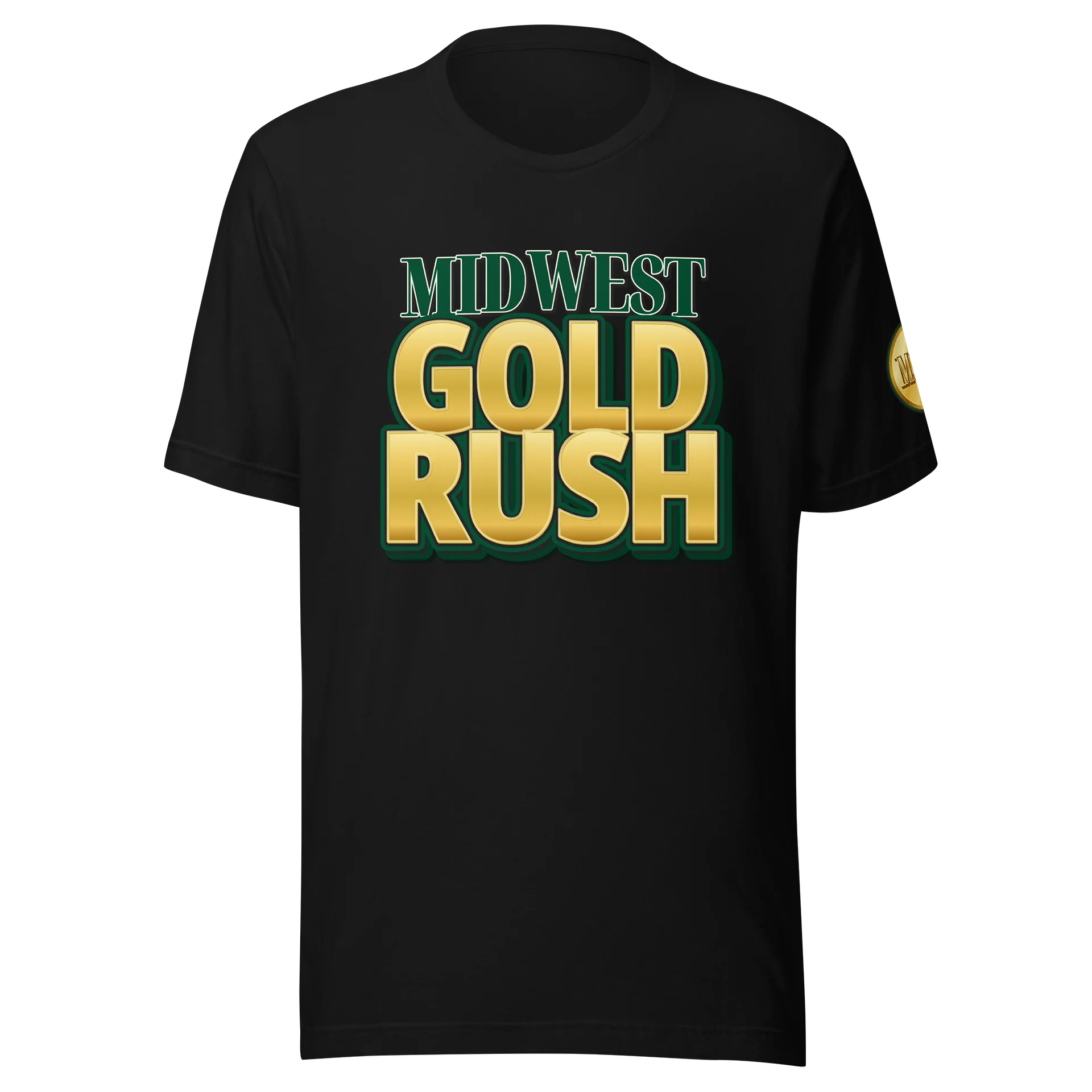 Midwest Gold Rush — Signature Unisex Tee | Black & Gold product image (1)