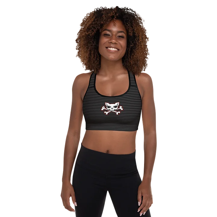 Blaque Stripped Sports Bra product image (1)