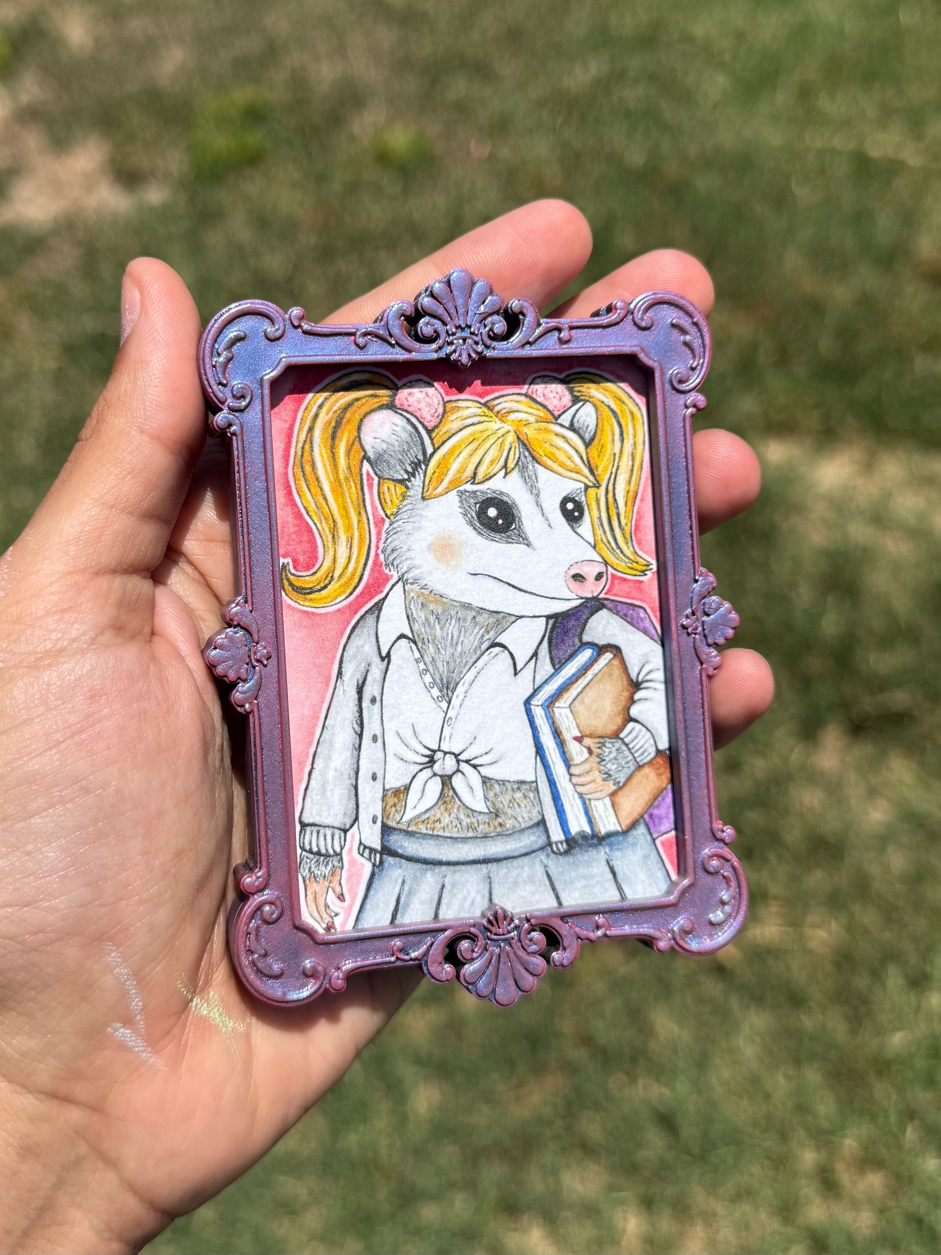 Baroque ACEO Frame (Purple/Blue Color Shift) product image (4)