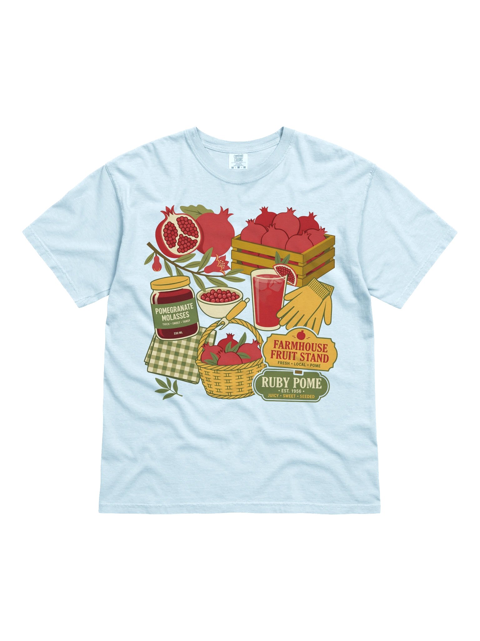 Pomegranate Jam Vintage Farmhouse Tee product image (1)