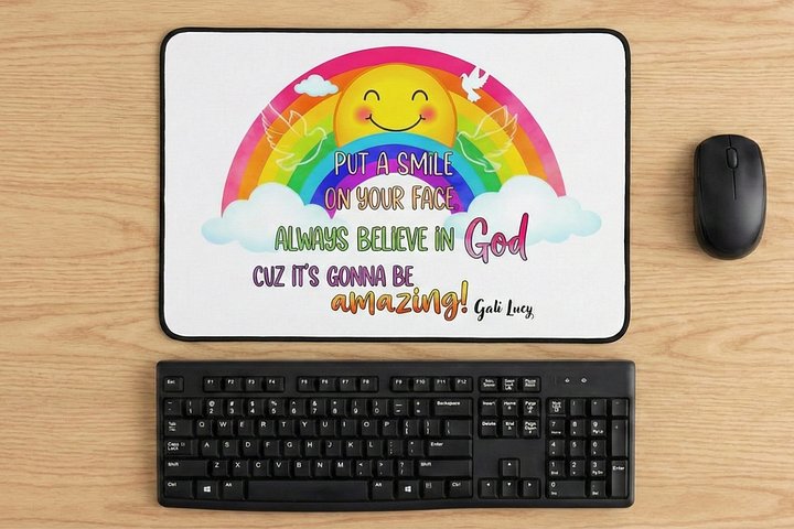 Put a Smile Desk Mat - Style 2 product image (1)