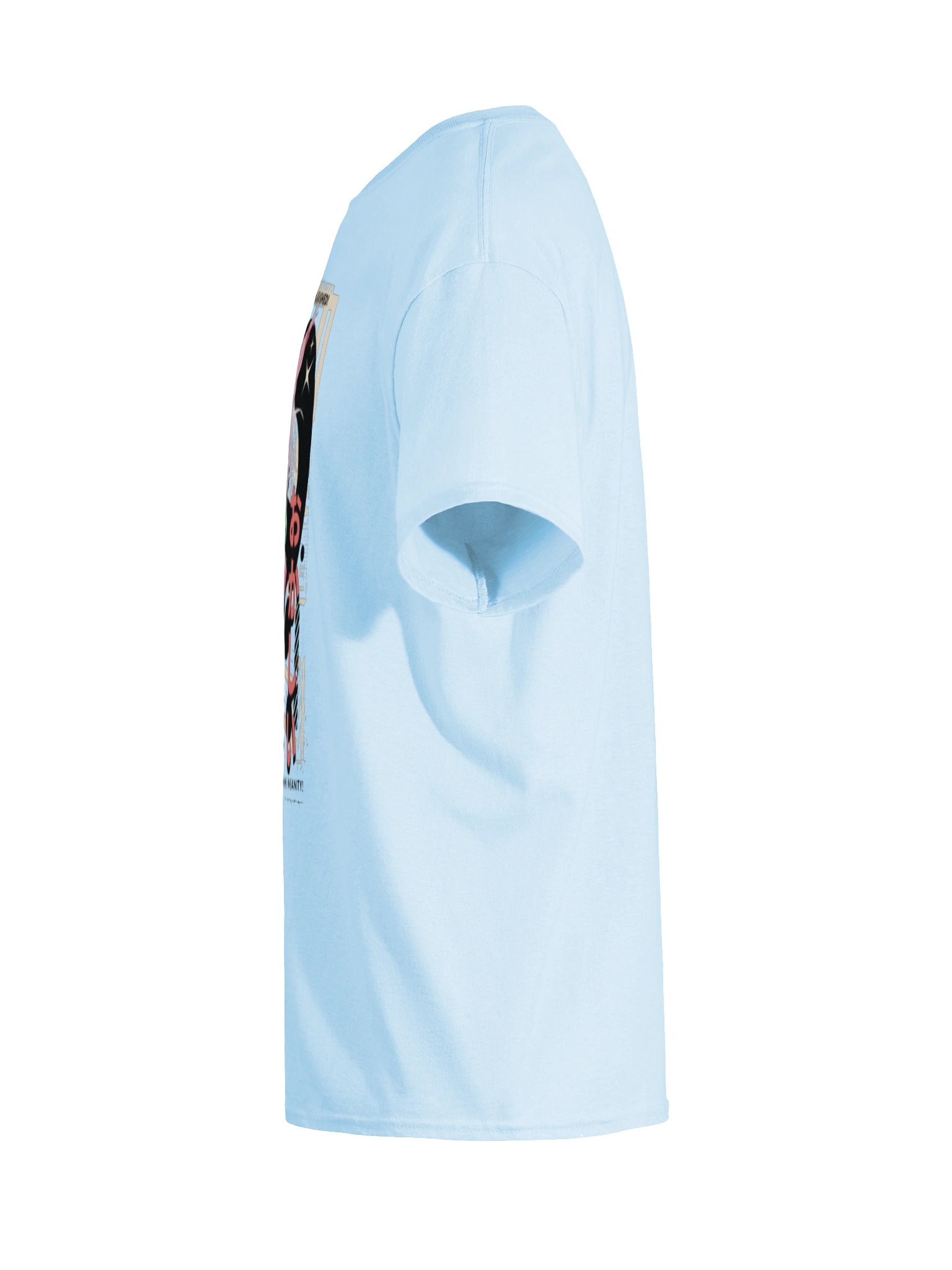 "ANIME Madness Unleashed" T-Shirt – Baby Blue Oversized Japanese Graphic Tee product image (9)