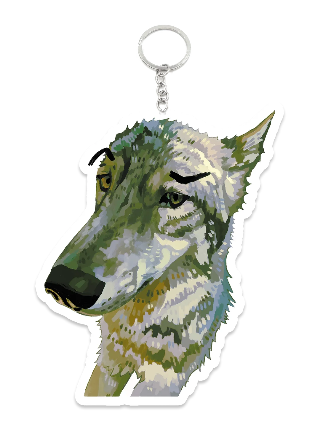 Eyebrow Wolp Keychain product image (1)