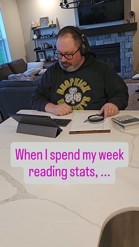 It's fantasy football time.  And we're not quite to the bye weeks yet. #brent #dailylife #fantasyfootball #fantasygrind #puti...