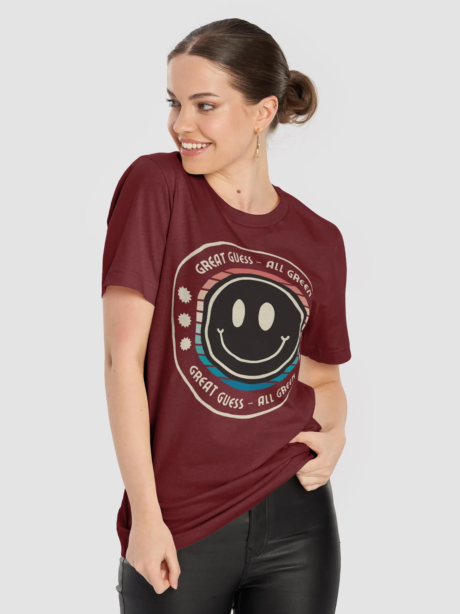 Great Guess - All Green T-Shirt product image (5)