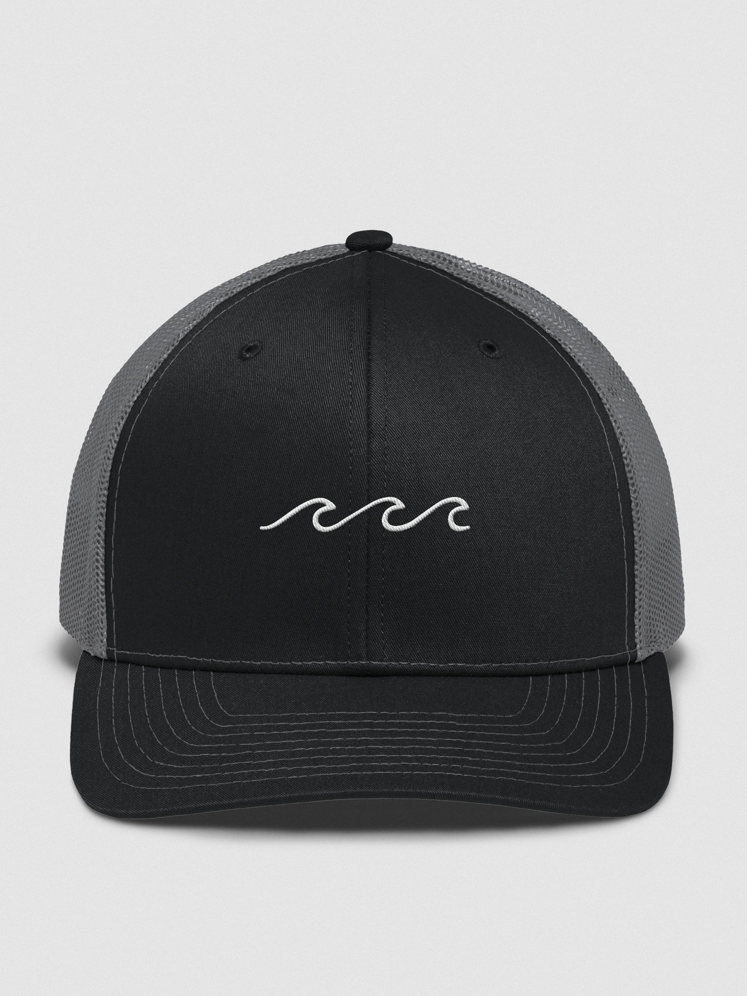 Embroidered Surfing "Waves" Trucker Hat product image (1)