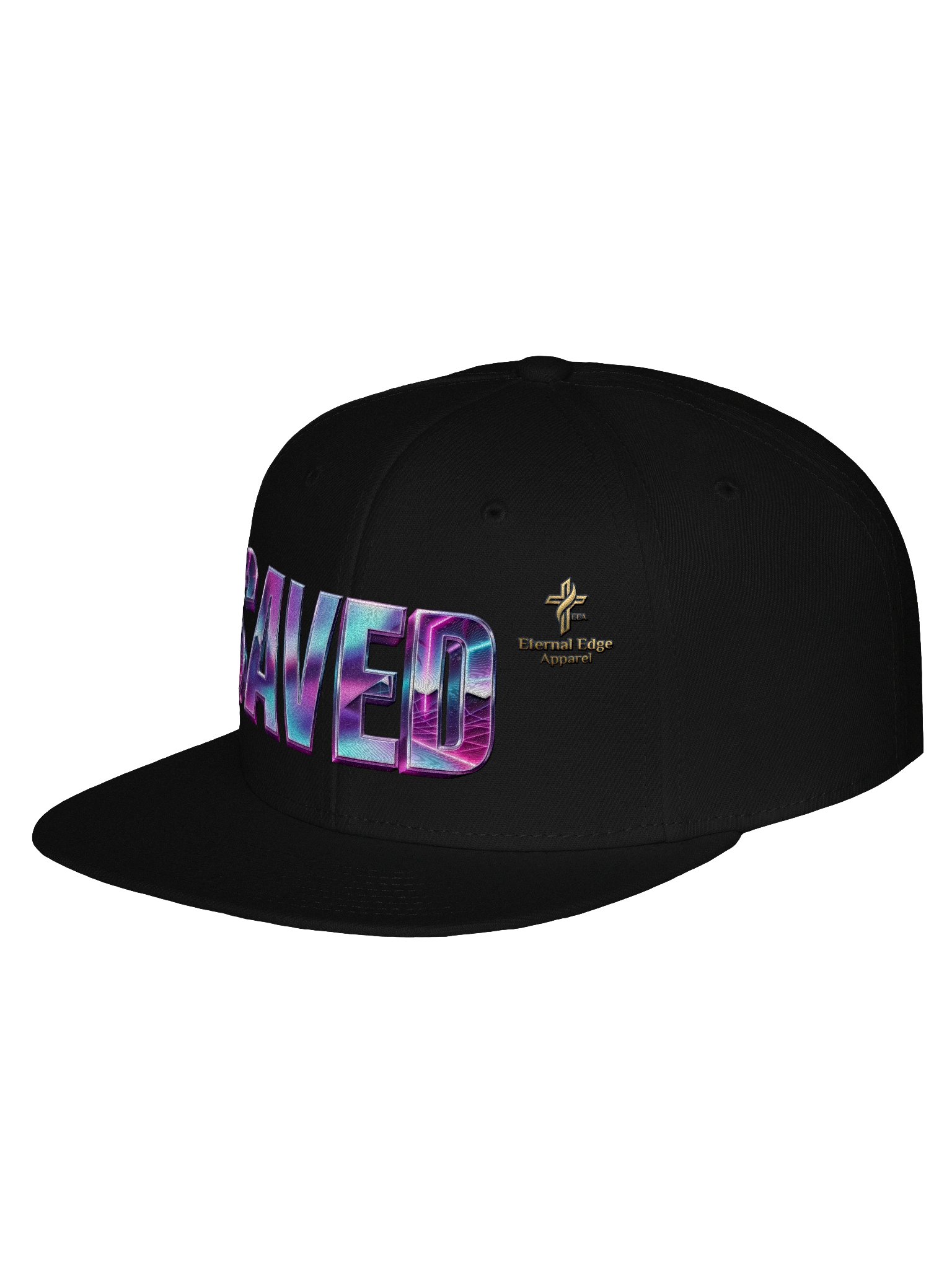 'SAVED' and Logo in Premium Unlimited Color Embroidery product image (24)
