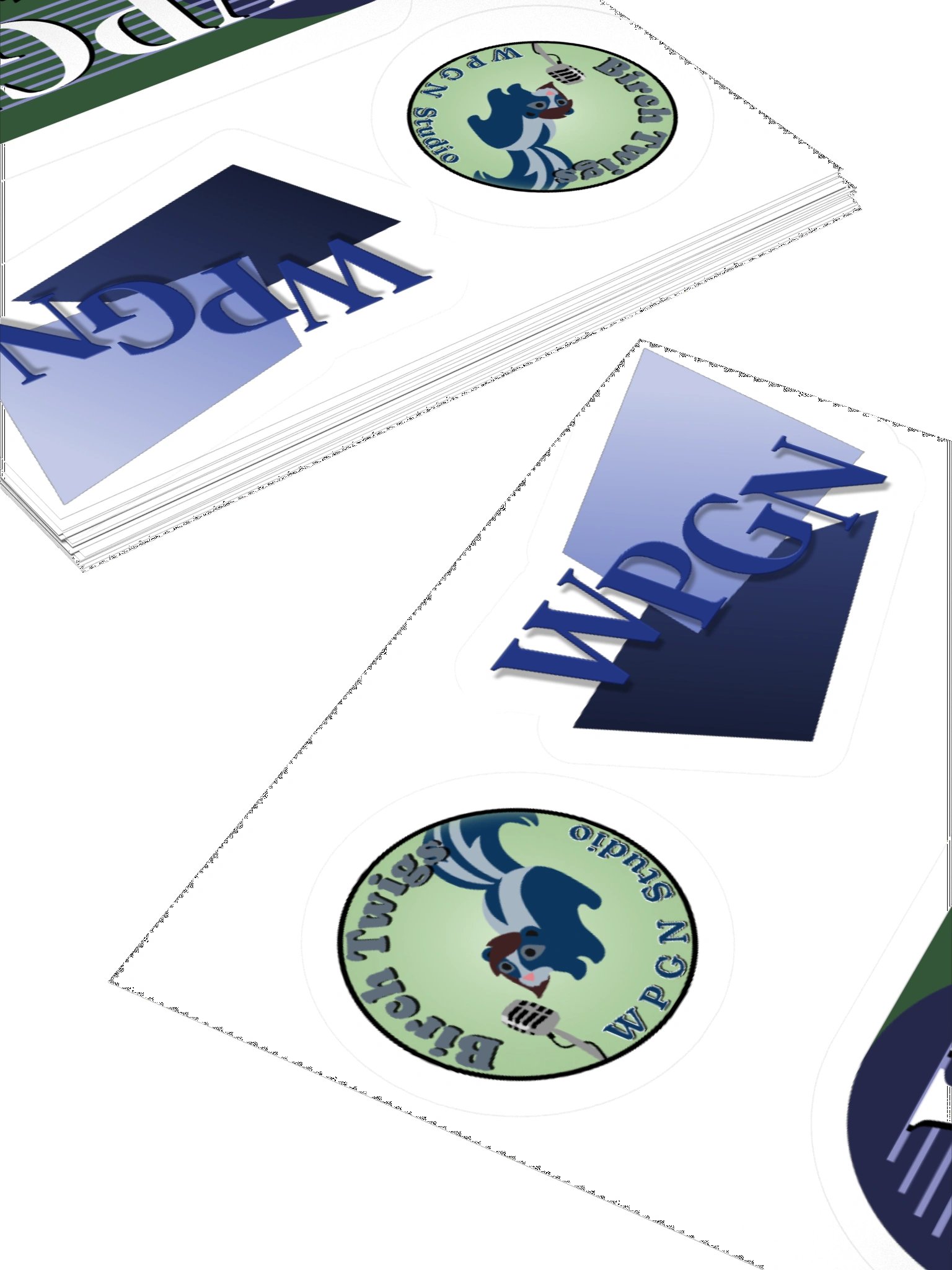 WPGN Logo Kiss Cut Sticker Pack product image (4)