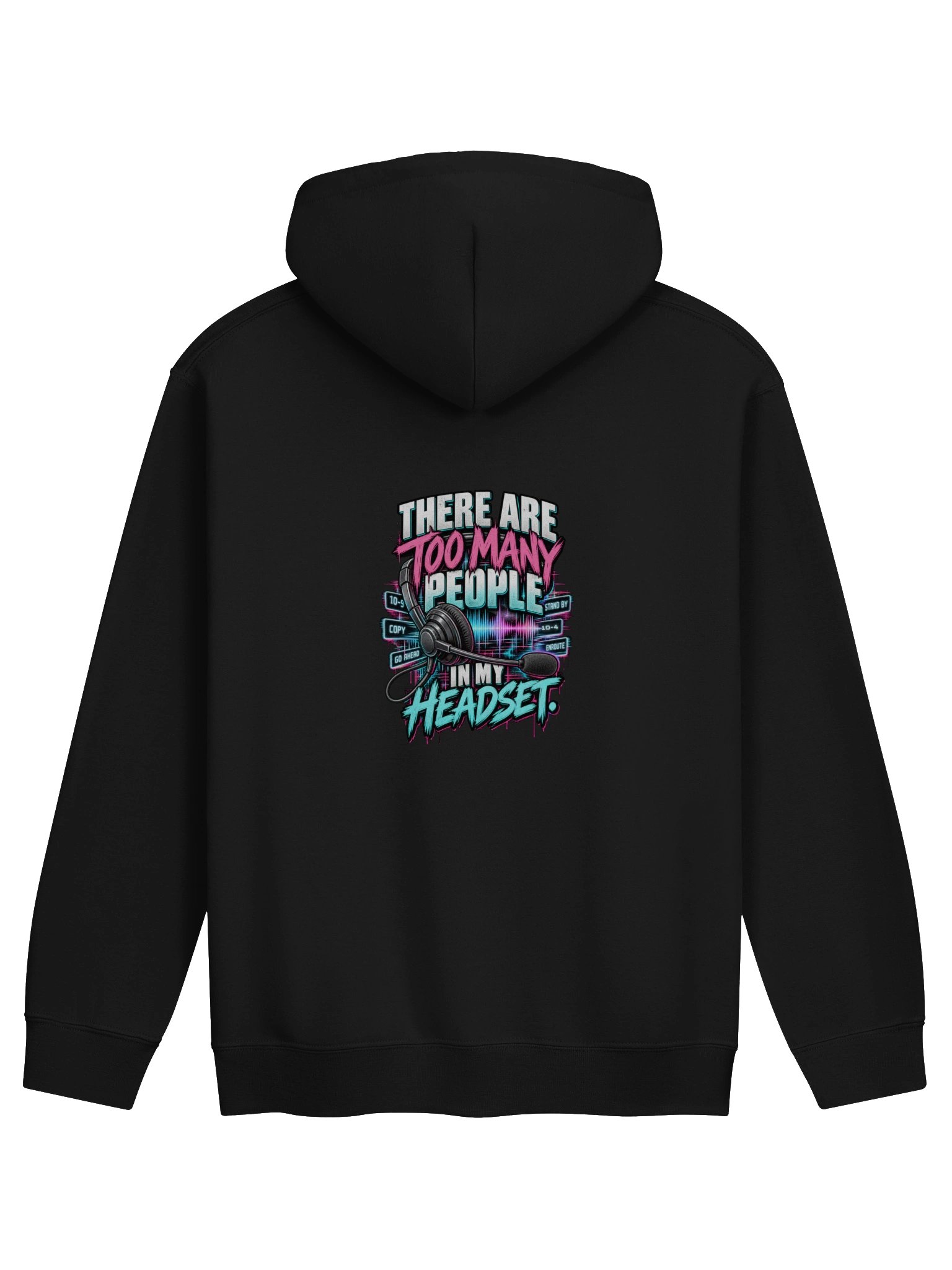 🎧 Too Many People Hoodie- Pink product image (2)