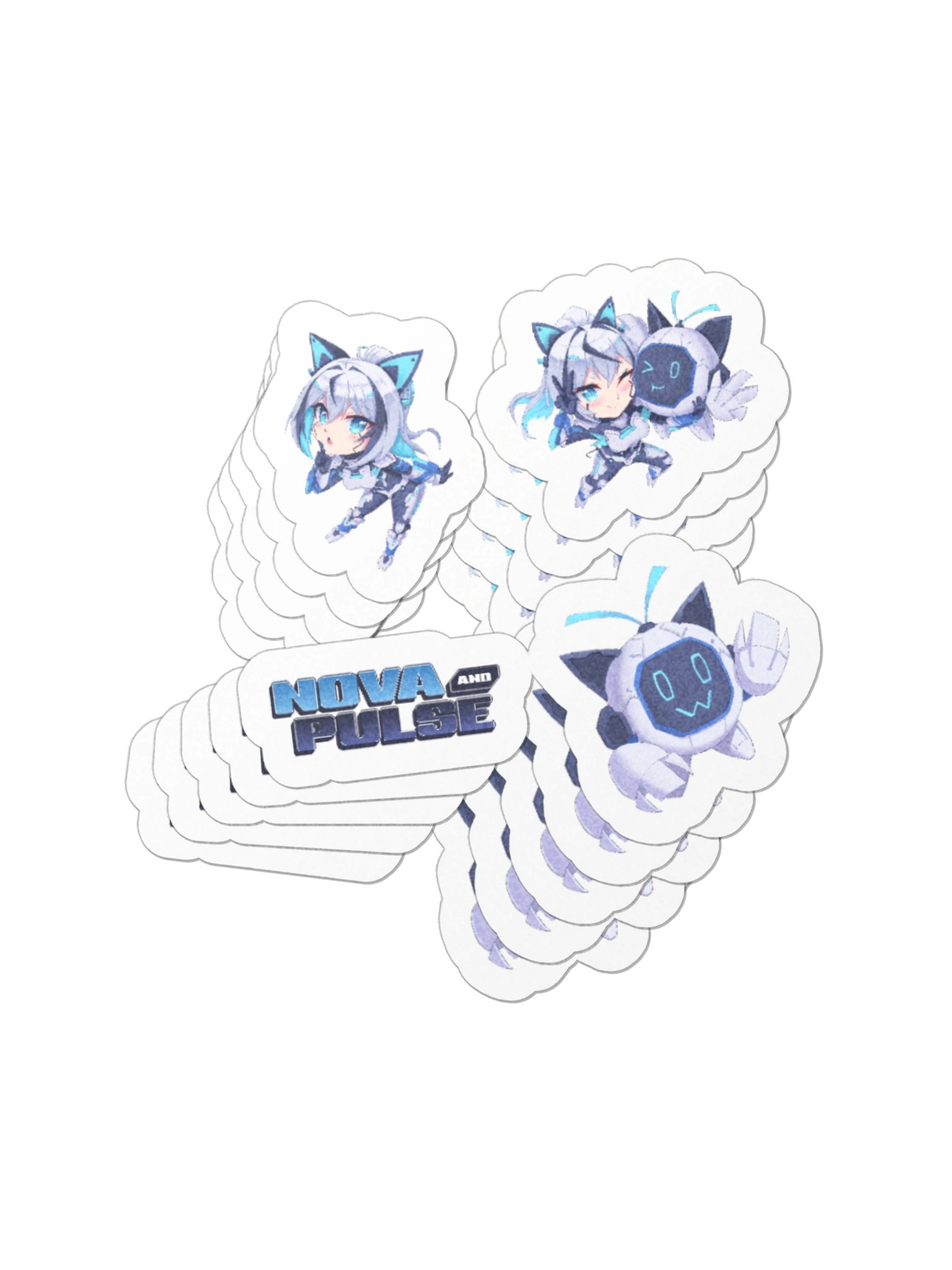 Sticker Sheet 1 - Chibi + Logo product image (2)