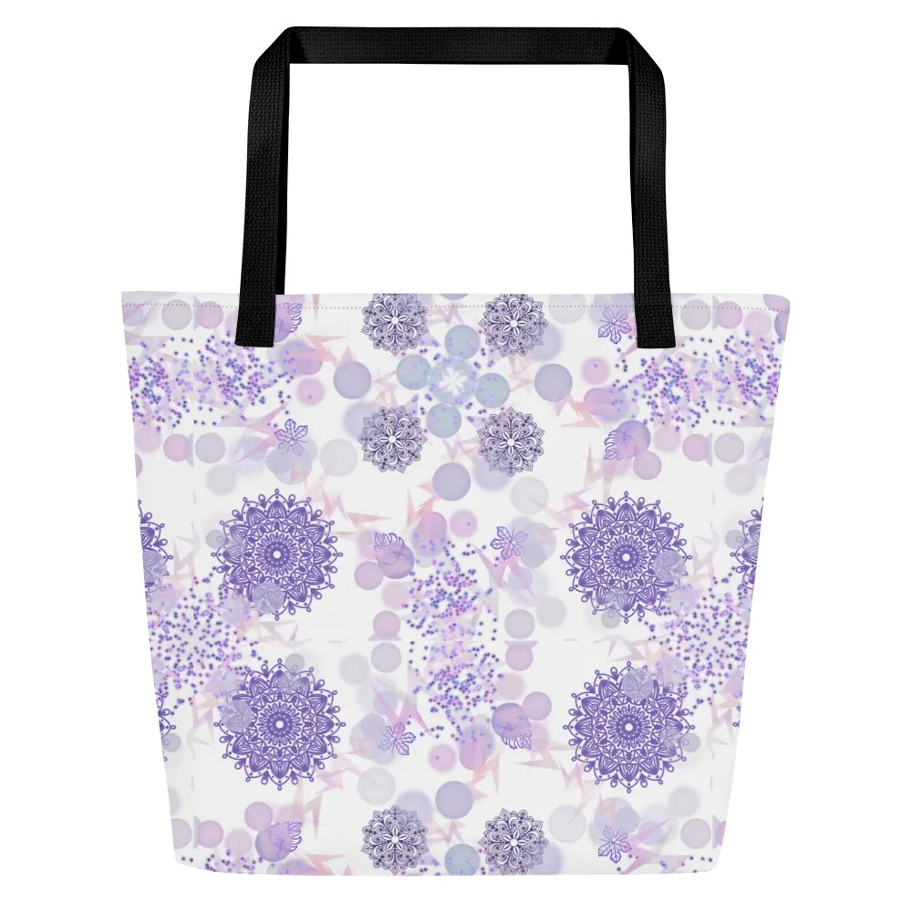 Lilac Mandala Tote Bag product image (2)
