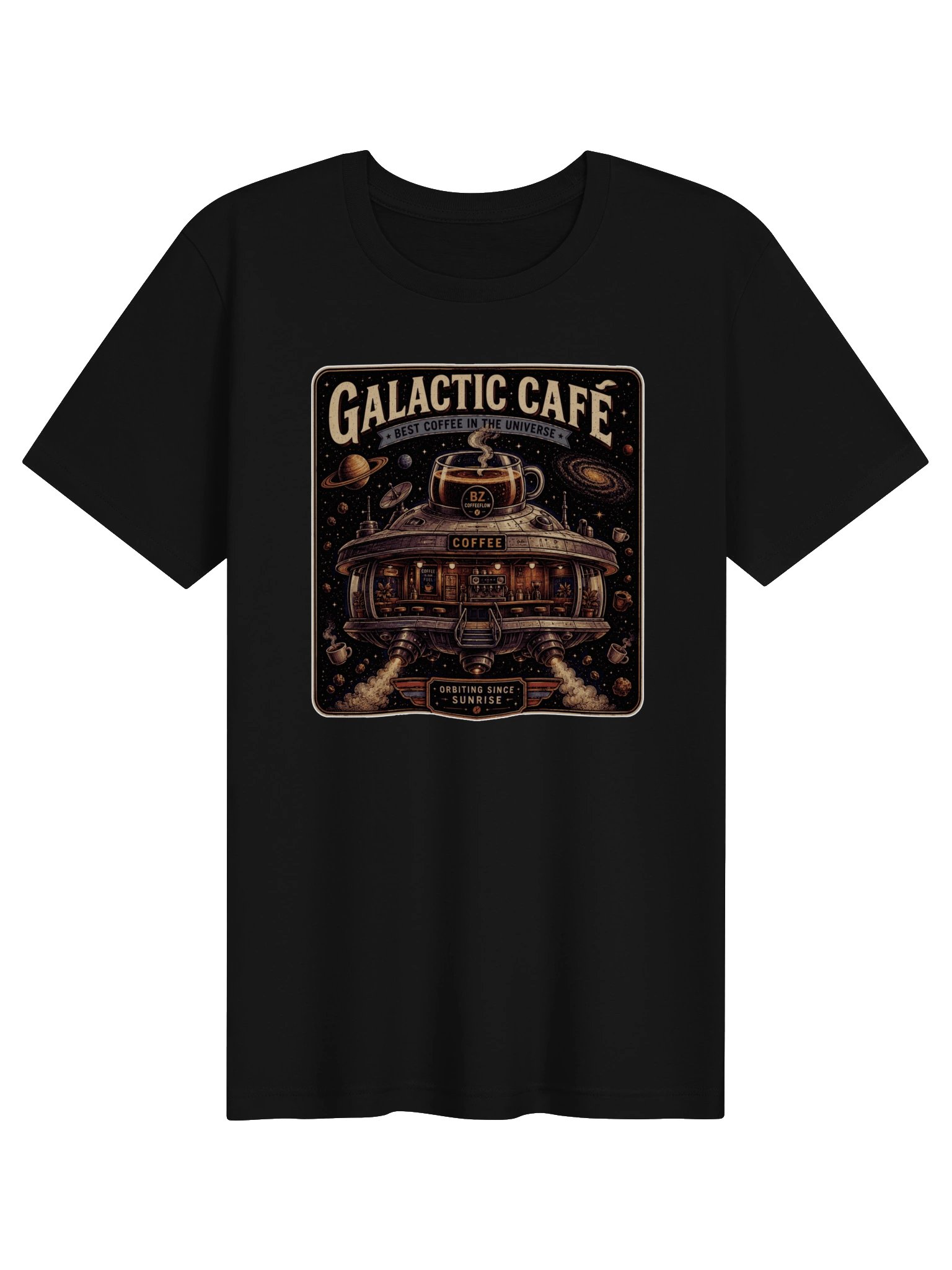 Galactic Café – Best Coffee in the Universe | Women’s T-Shirt product image (7)