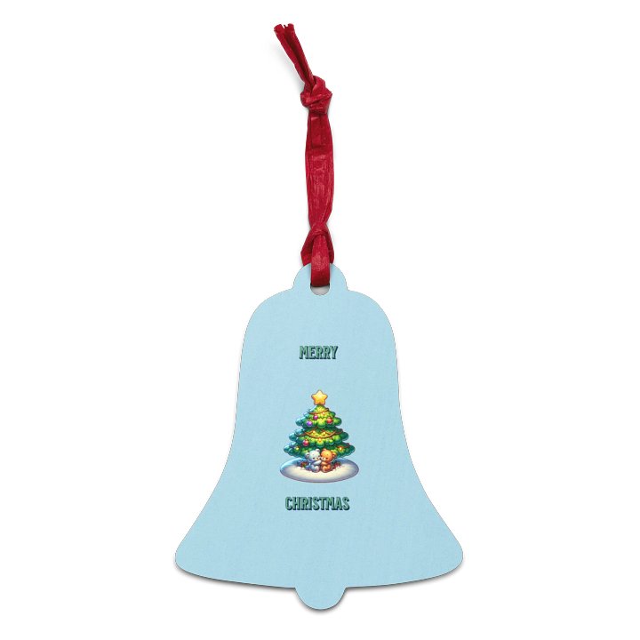 Festive Teddy Bear Ornament product image (1)