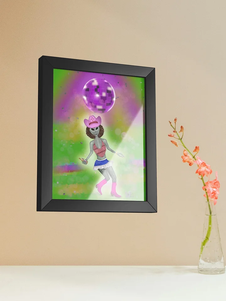 Extraterrestrial Disco Diva Framed Poster product image (2)