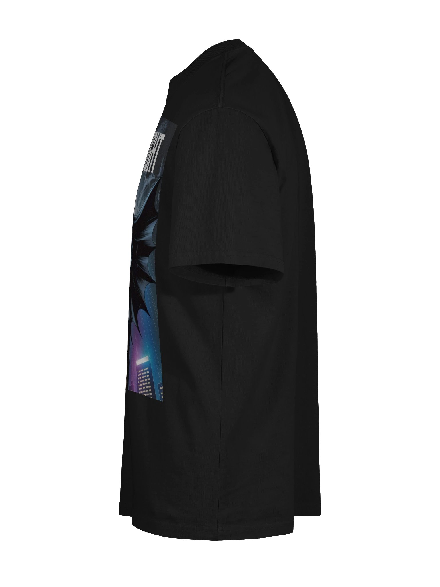Storm Sentinel: Dark Knight Batman Oversized Faded T-Shirt product image (10)