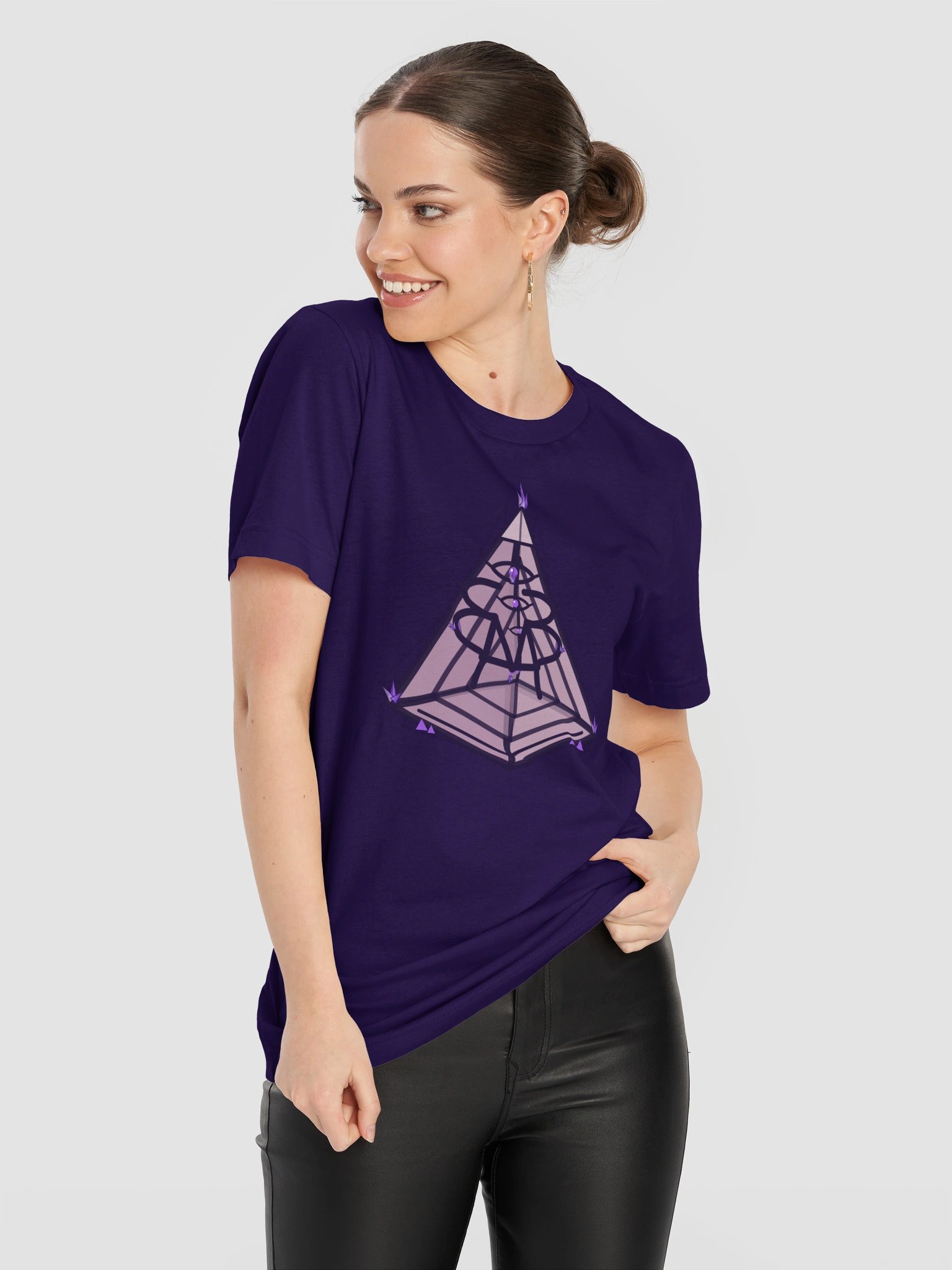 AMP-33 9D Pyramid Tee — Purple product image (11)