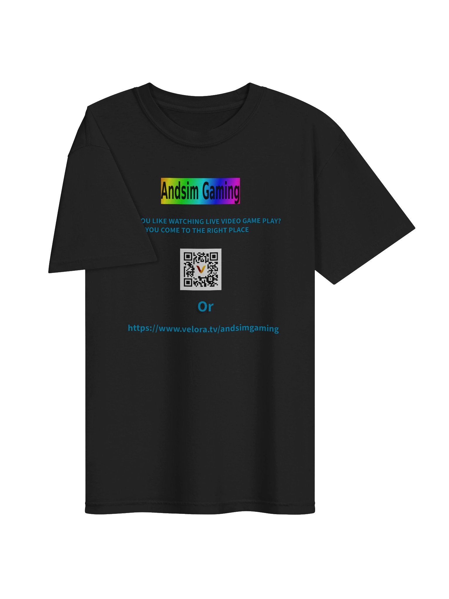 V Andsim gaming tshirt product image (3)